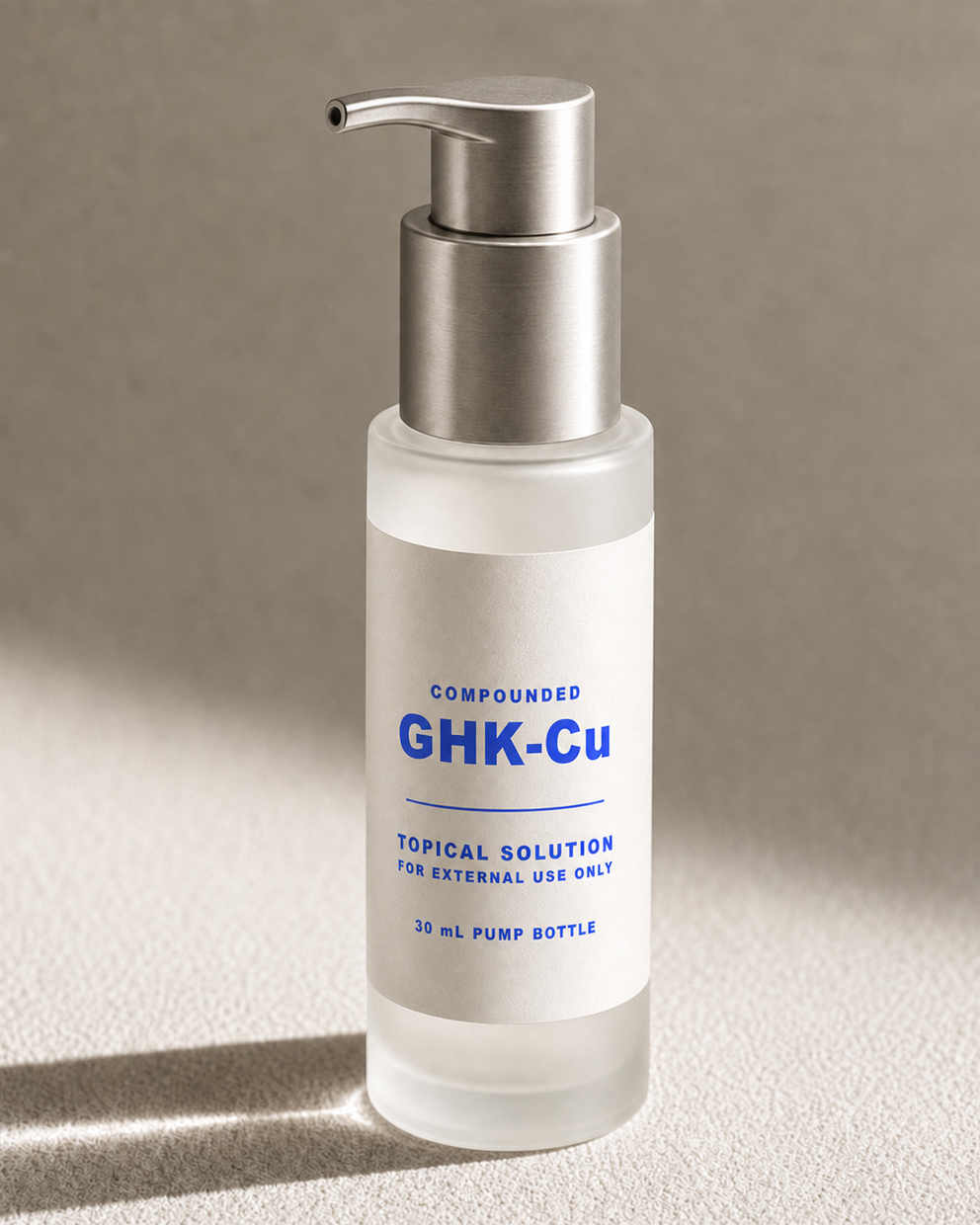 GHK-Cu compounded topical solution, 30 mL pump bottle