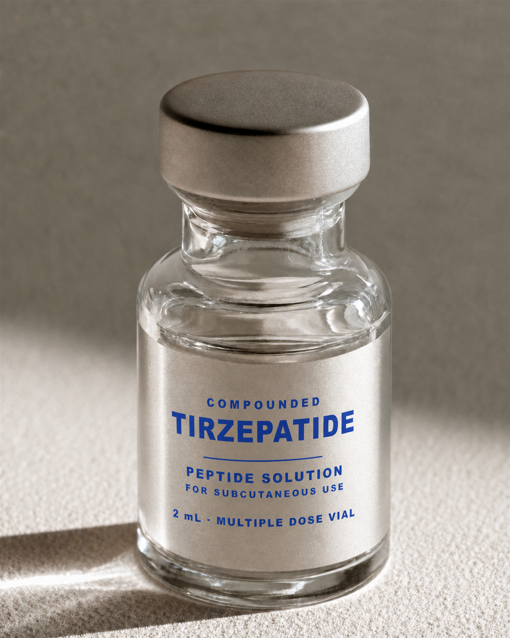Compounded Tirzepatide, 2 mL multiple dose vial